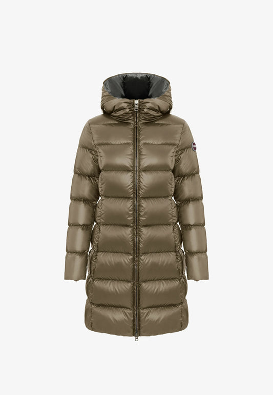COLMAR DONNA VERDE LUNGO CON CAPPUCCIO